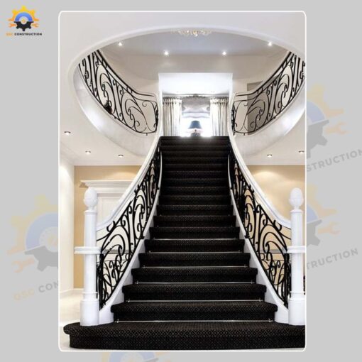 Mẫu cầu thang sắt QSC IRONSTAIRS-44