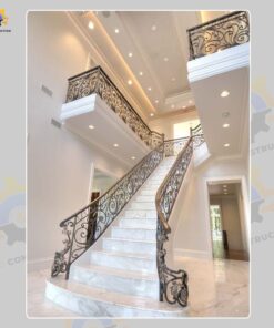 Mẫu cầu thang sắt QSC IRONSTAIRS-45