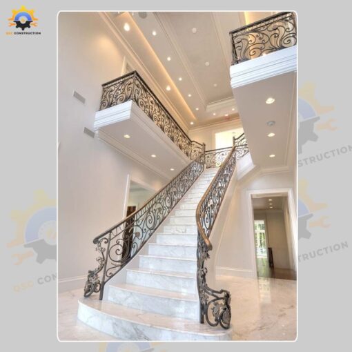 Mẫu cầu thang sắt QSC IRONSTAIRS-45