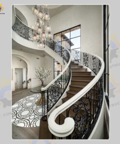 Mẫu cầu thang sắt QSC IRONSTAIRS-48