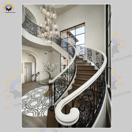 Mẫu cầu thang sắt QSC IRONSTAIRS-48