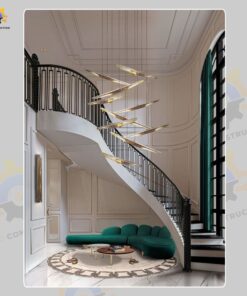 Mẫu cầu thang sắt QSC IRONSTAIRS-52