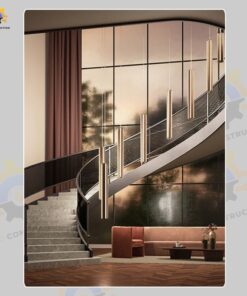 Mẫu cầu thang sắt QSC IRONSTAIRS-53