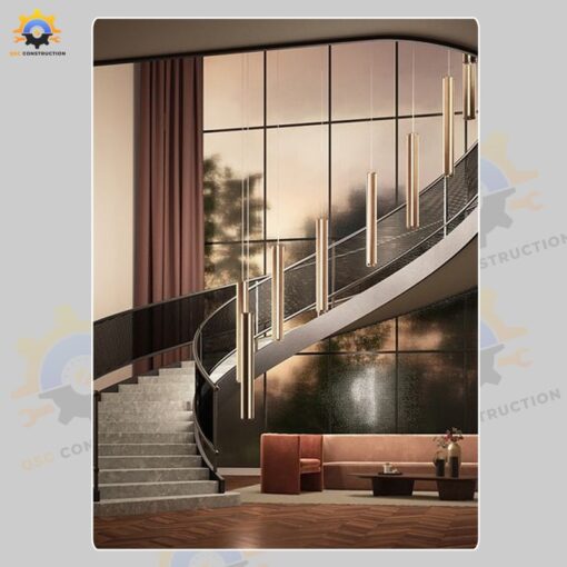 Mẫu cầu thang sắt QSC IRONSTAIRS-53
