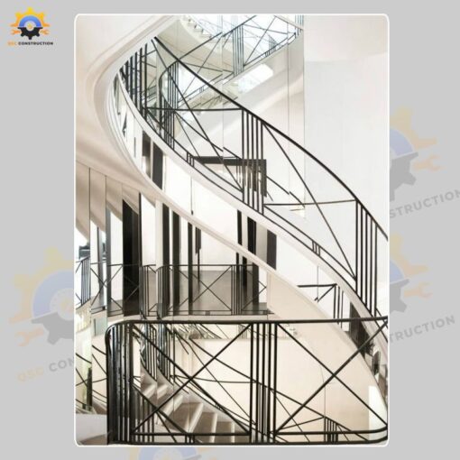 Mẫu cầu thang sắt QSC IRONSTAIRS-55