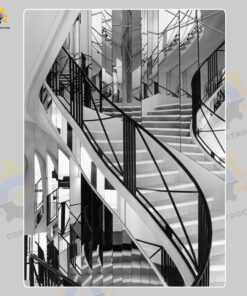 Mẫu cầu thang sắt QSC IRONSTAIRS-56