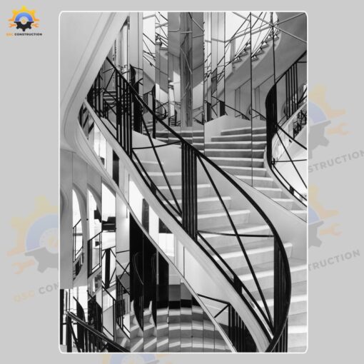 Mẫu cầu thang sắt QSC IRONSTAIRS-56