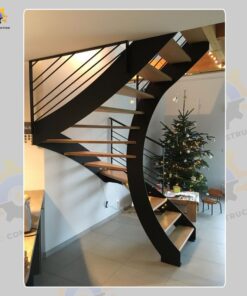 Mẫu cầu thang sắt QSC IRONSTAIRS-06