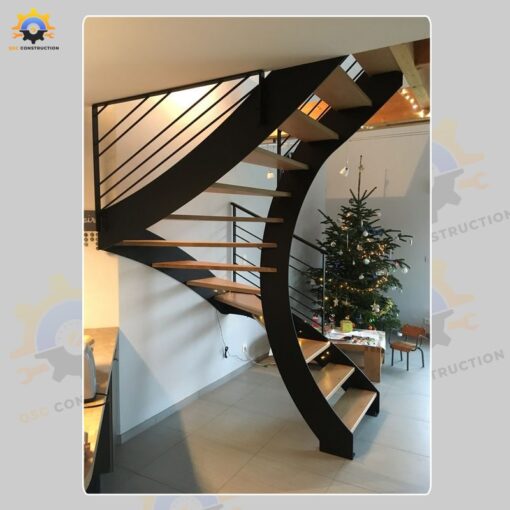 Mẫu cầu thang sắt QSC IRONSTAIRS-06