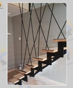 Mẫu cầu thang sắt QSC IRONSTAIRS-69