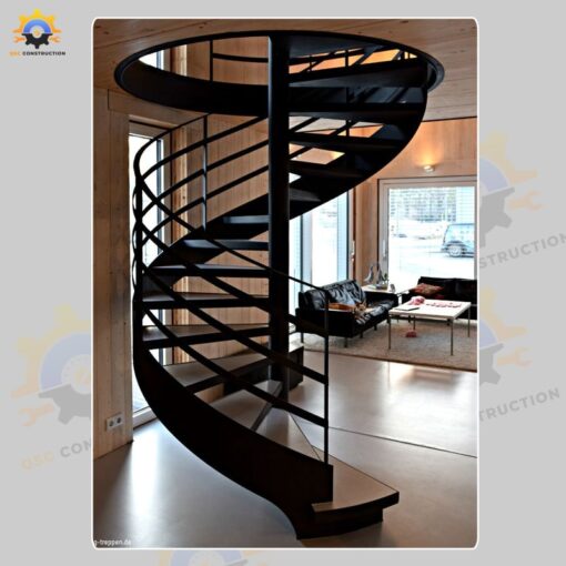 Mẫu cầu thang sắt QSC IRONSTAIRS-07