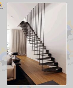 Mẫu cầu thang sắt QSC IRONSTAIRS-71