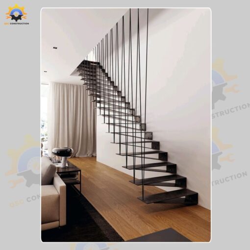Mẫu cầu thang sắt QSC IRONSTAIRS-71