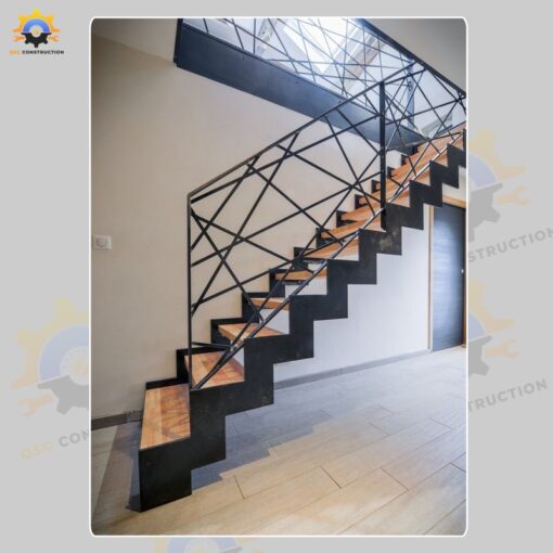 Mẫu cầu thang sắt QSC IRONSTAIRS-74