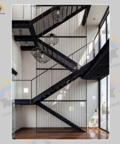 Mẫu cầu thang sắt QSC IRONSTAIRS-79