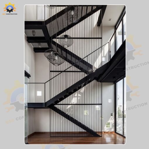 Mẫu cầu thang sắt QSC IRONSTAIRS-79