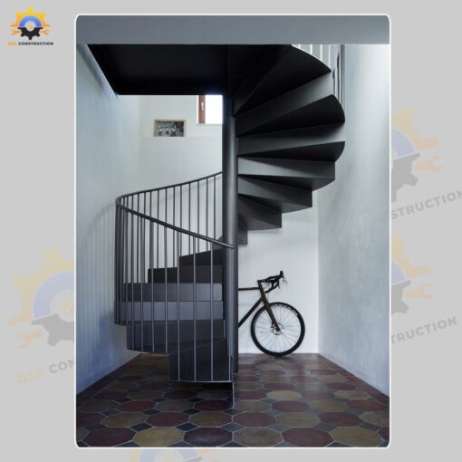 Mẫu cầu thang sắt QSC IRONSTAIRS-08