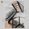 Mẫu cầu thang sắt QSC IRONSTAIRS-80