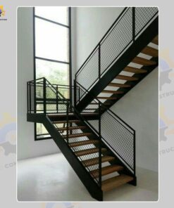 Mẫu cầu thang sắt QSC IRONSTAIRS-81