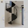 Mẫu cầu thang sắt QSC IRONSTAIRS-09