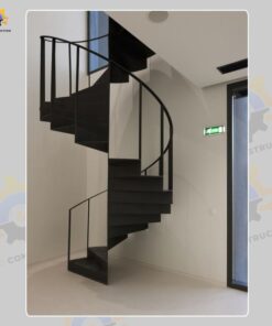 Mẫu cầu thang sắt QSC IRONSTAIRS-09