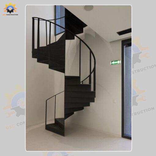 Mẫu cầu thang sắt QSC IRONSTAIRS-09