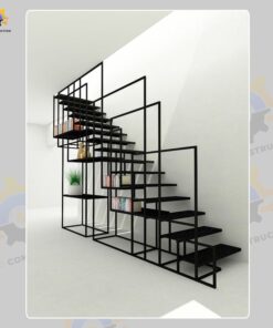 Mẫu cầu thang sắt QSC IRONSTAIRS-96