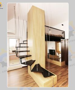 Mẫu cầu thang sắt QSC IRONSTAIRS-98