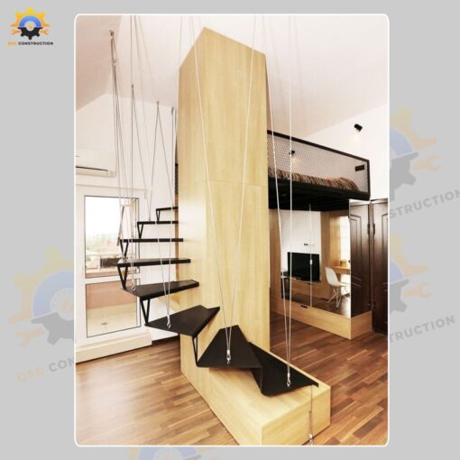 Mẫu cầu thang sắt QSC IRONSTAIRS-98