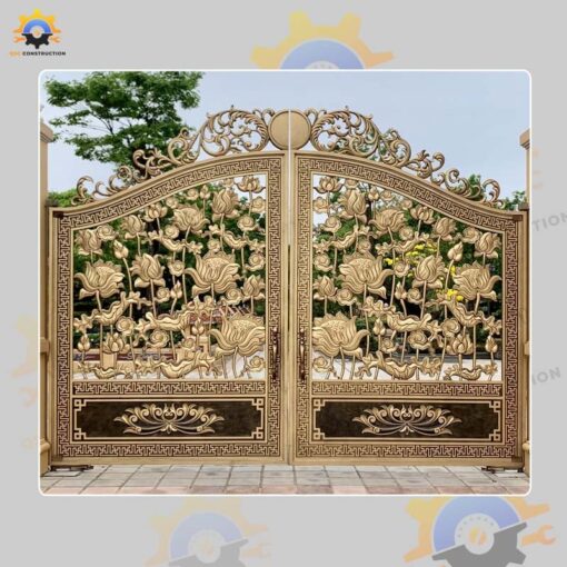 Mẫu cổng nhôm đúc QSC CND-10
