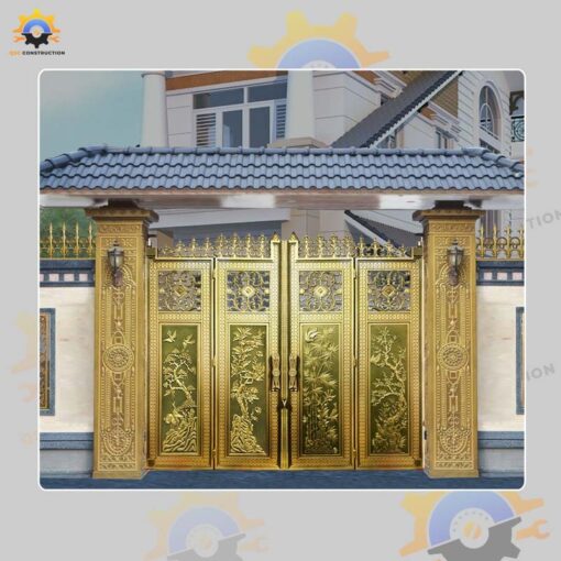 Mẫu cổng nhôm đúc QSC CND-12