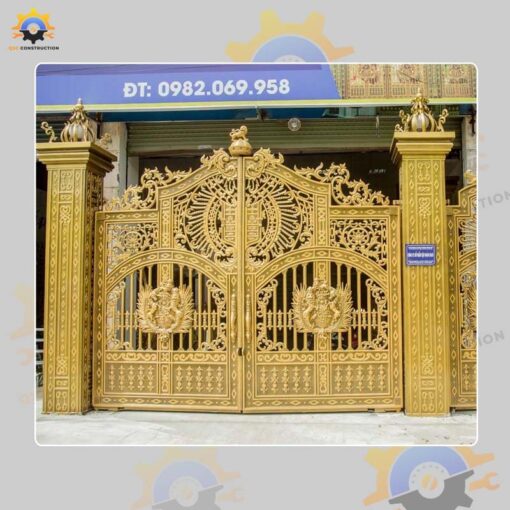 Mẫu cổng nhôm đúc QSC CND-19
