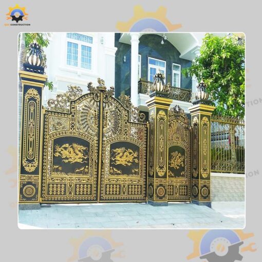 Mẫu cổng nhôm đúc QSC CND-20