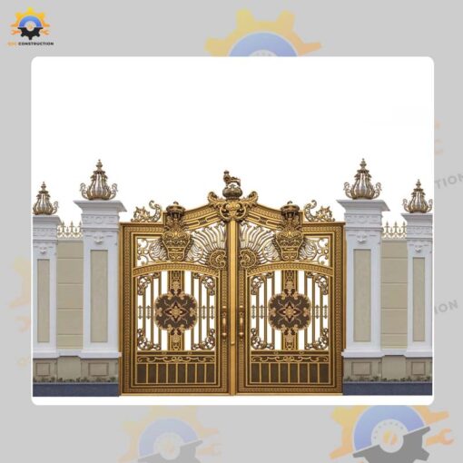 Mẫu cổng nhôm đúc QSC CND-08
