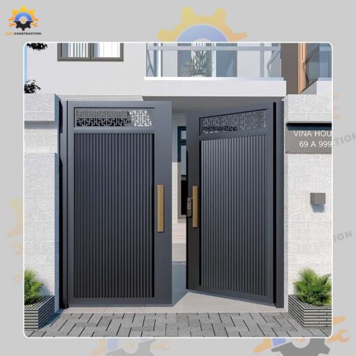 Mẫu cổng sắt QSC IRONGATE-25
