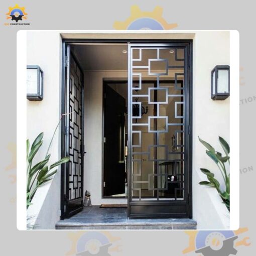 Mẫu cửa sắt QSC IRONDOOR-08