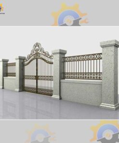 Mẫu hàng rào sắt QSC HRS-10