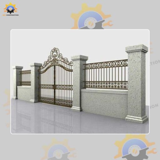Mẫu hàng rào sắt QSC HRS-10