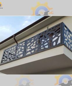 Mẫu lan can ban công sắt QSC LCS-01