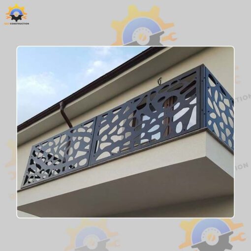 Mẫu lan can ban công sắt QSC LCS-01