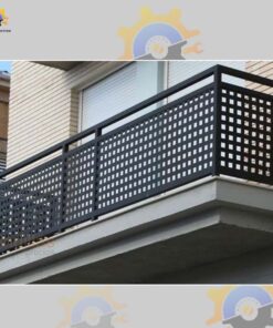 Mẫu lan can ban công sắt QSC LCS-02