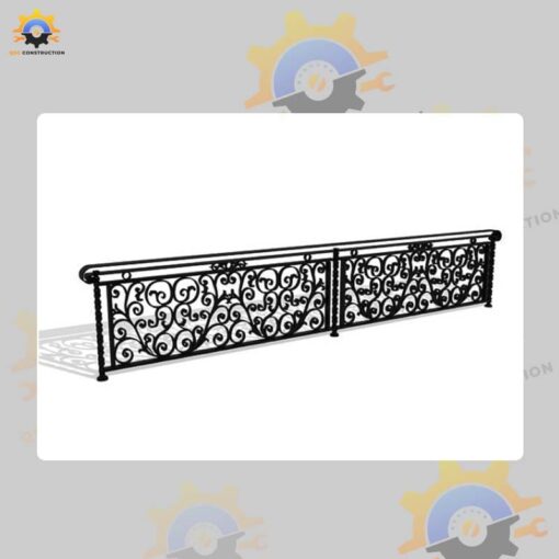 Mẫu lan can ban công sắt QSC LCS-26