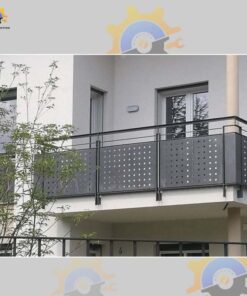 Mẫu lan can ban công sắt QSC LCS-03