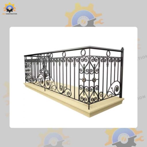 Mẫu lan can ban công sắt QSC LCS-05